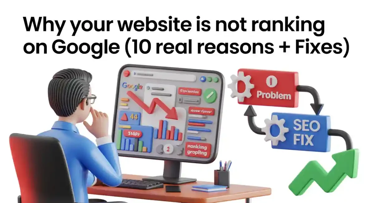 Why Your Website Is Not Ranking on Google (10 Real Reasons + Fixes)