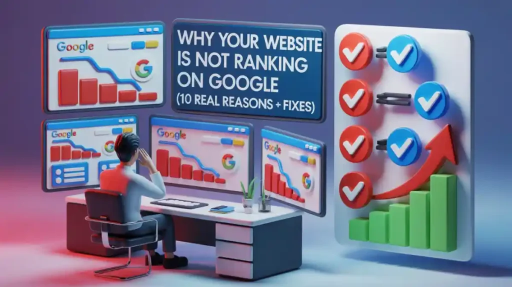 Why Your Website Is Not Ranking on Google (10 Real Reasons + Fixes)