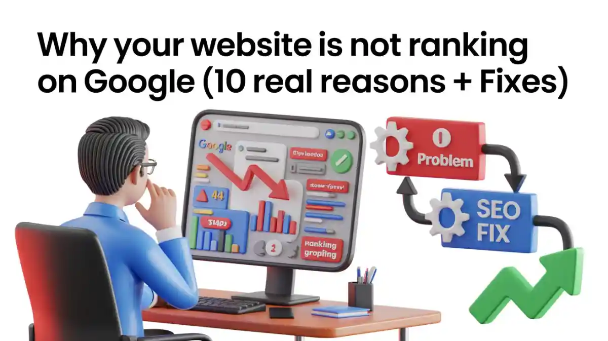 Why Your Website Is Not Ranking on Google (10 Real Reasons + Fixes)