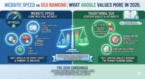 website speed vs SEO ranking