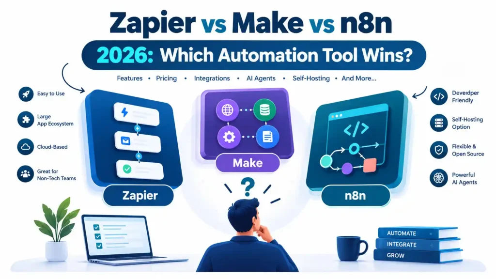 Zapier vs Make vs n8n 2026: Which Automation Tool Wins?