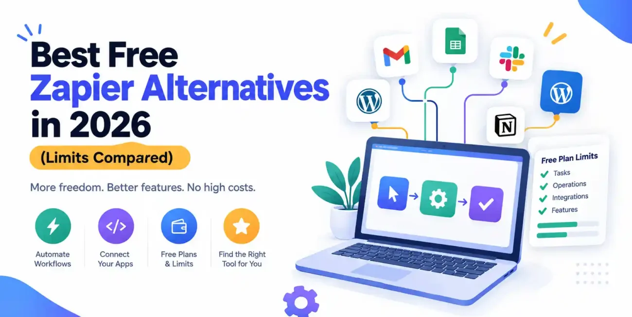 Best Free Zapier Alternatives in 2026 (Limits Compared)